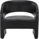 Cura Black Outdoor Lounge Chair